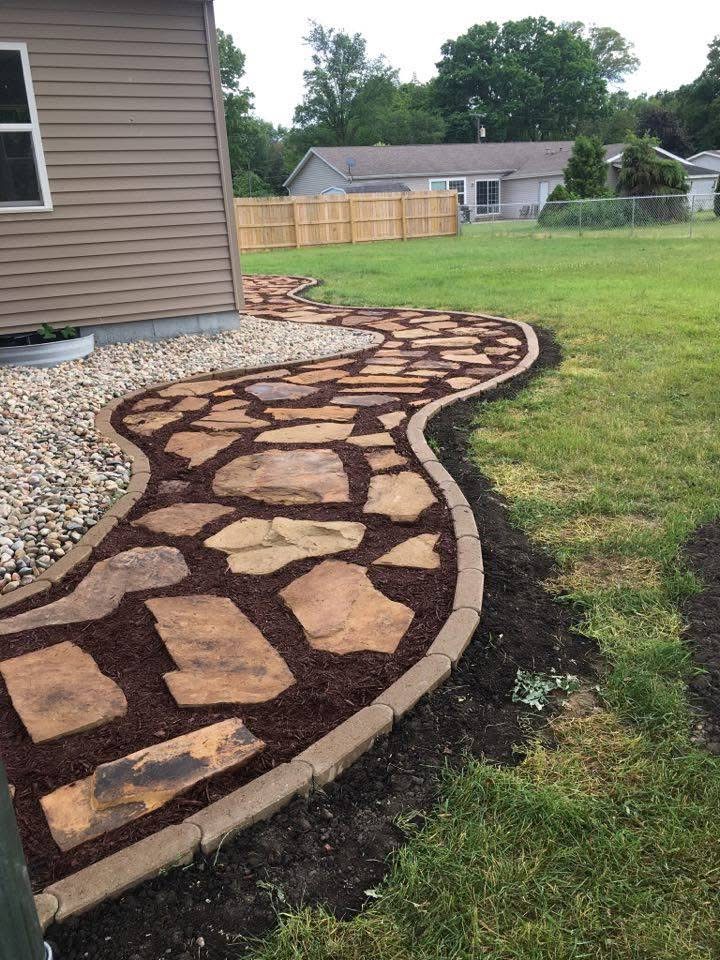 Perennial bed refresh — landscape bed work in Michiana